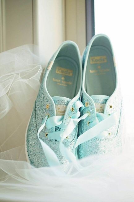 Bleues a paillettes