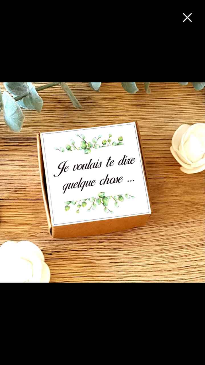 Achat pour demande témoin et maître de cérémonie. - 1