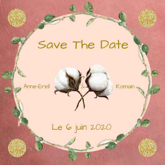 Suite des essais de save the date - 3