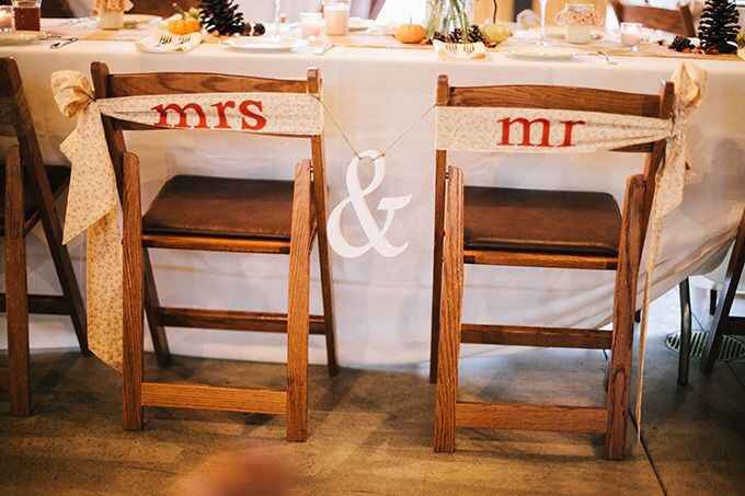 Inspiration chaises des mariés - 1