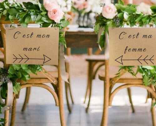 Inspiration chaises des mariés - 11