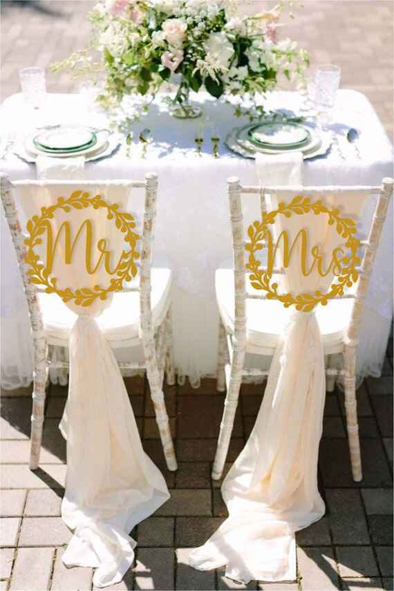 Inspiration chaises des mariés - 12