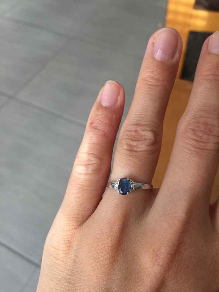 Bague de fiançailles et alliance - 1