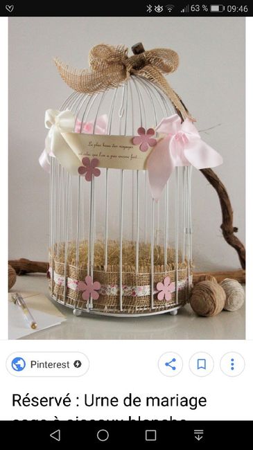 Urne cage champêtre - 1