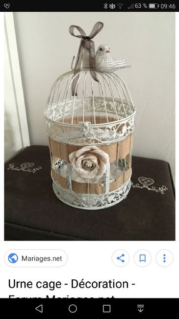 Urne cage champêtre - 2