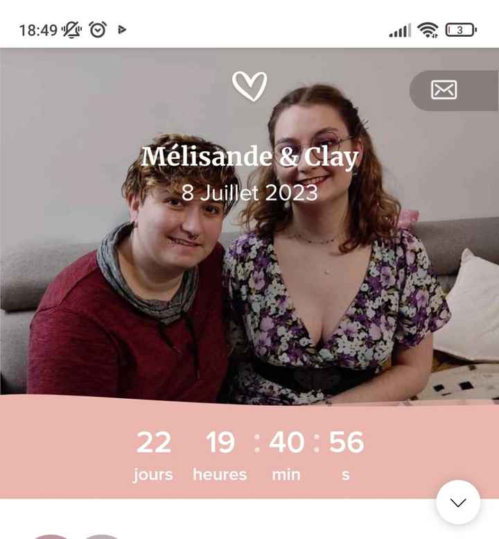 Capture depuis l'application mobile ton compte à rebours et partage-le ⏳😍 - 1