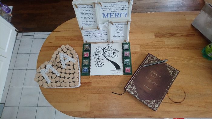 Petit diy pour la table livre d or ! - 1