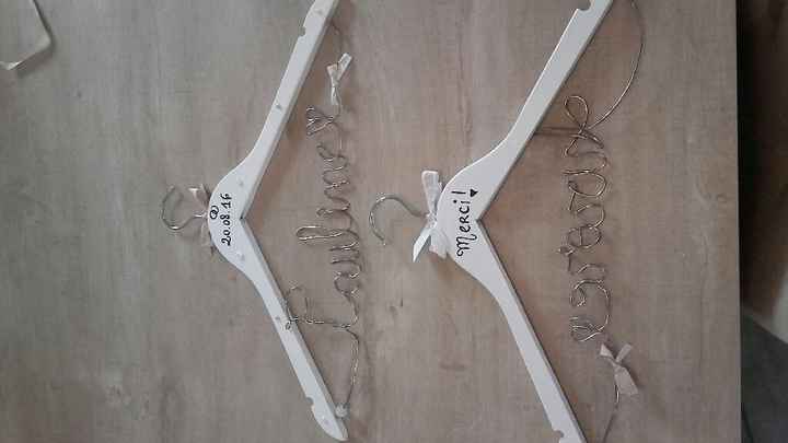 Diy cintres personnalisés - vos avis ? - 2