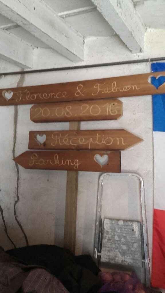 Panneau directionnel fait maison - 1