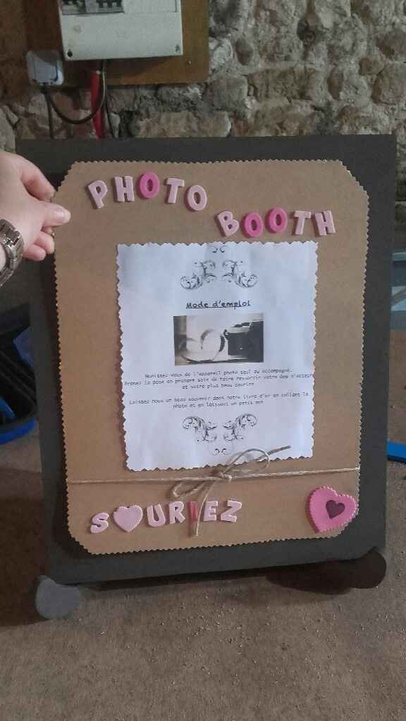 Support pour panneau photobooth - 1
