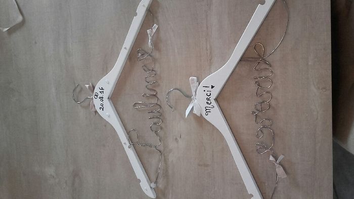Diy cintres personnalisés - vos avis ? - 2