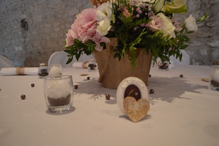 Centre de table invités 