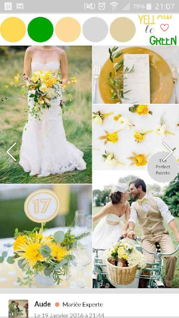 Pour un mariage acidulé inspirations jaunes - 2
