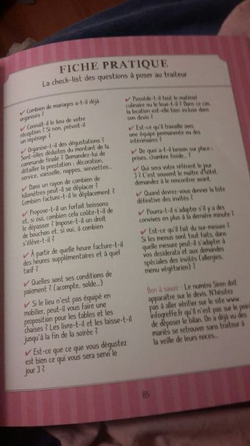 Les bonnes questions à poser... [traiteur] - 1