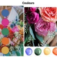 Mariage bohème coloré - 1