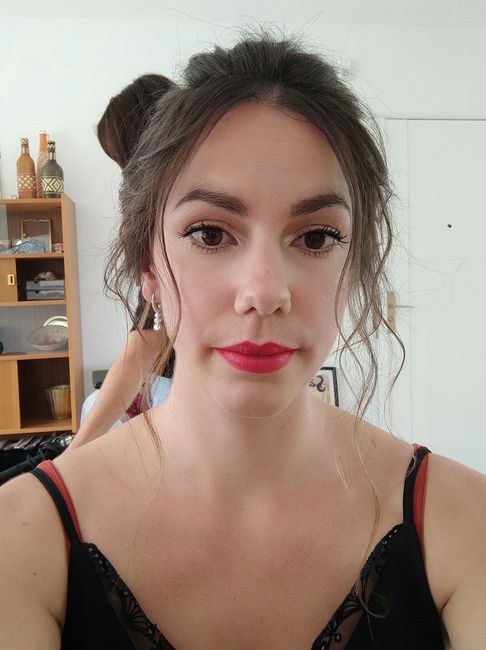 Essai coiffure et maquillage J-25 2
