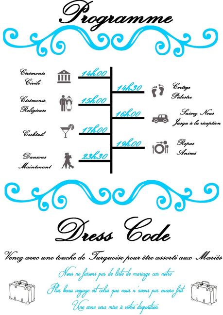 Programme invités Repas
