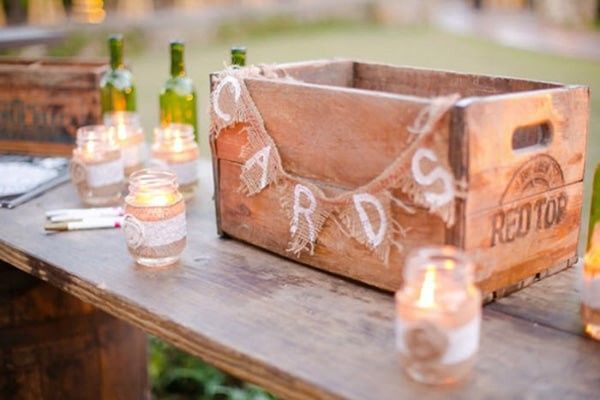 Urne caisse de vin 2