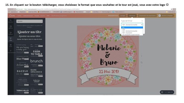 Comme promis le Tuto Pour Canva :) 15