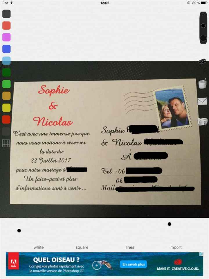 Notre save the date - 1