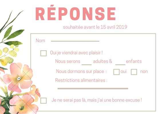 réponse