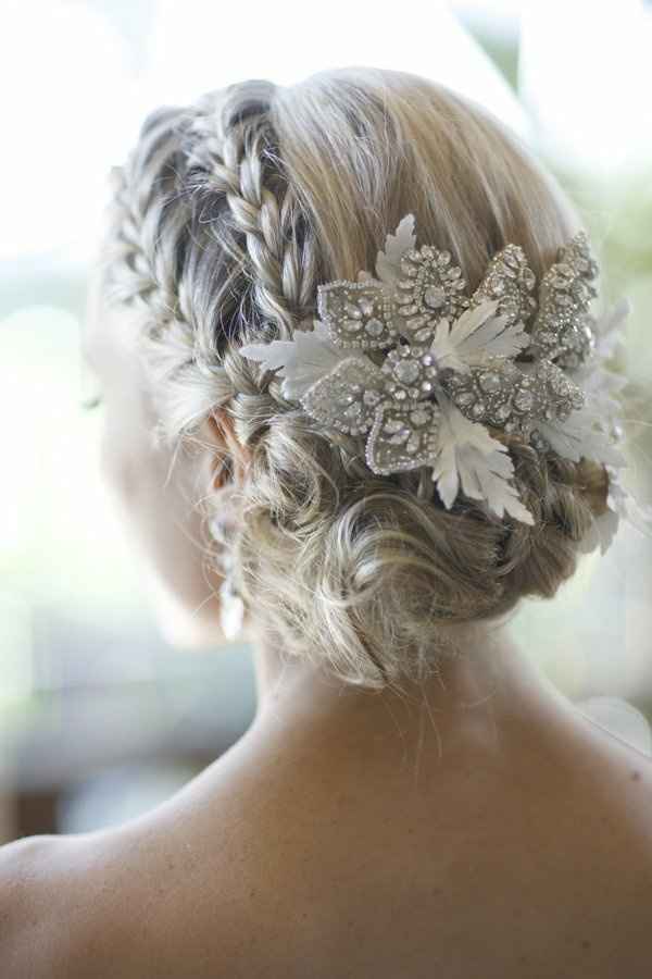 chignon tressé