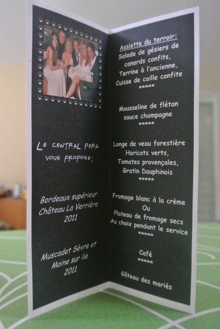 intérieur menu table Friends