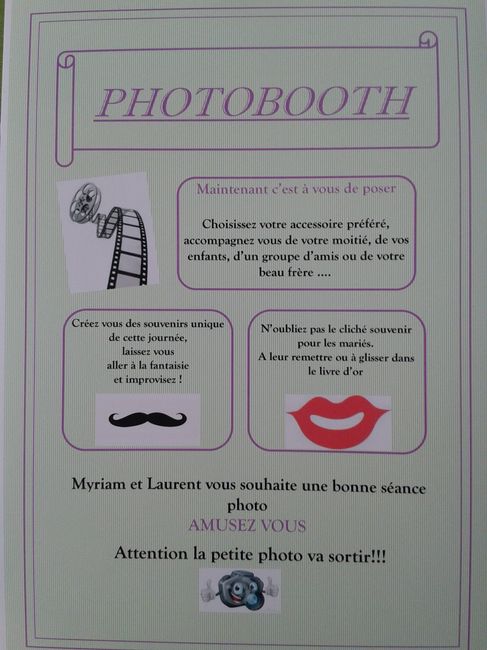 Affiche photobooth