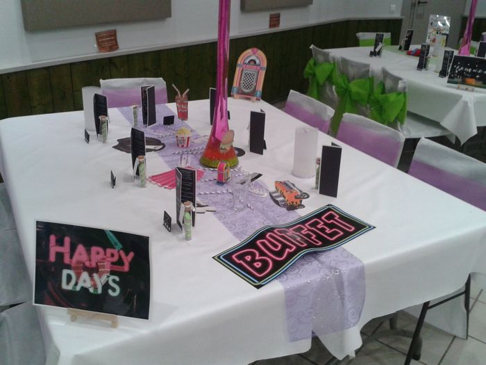 Table Happy days