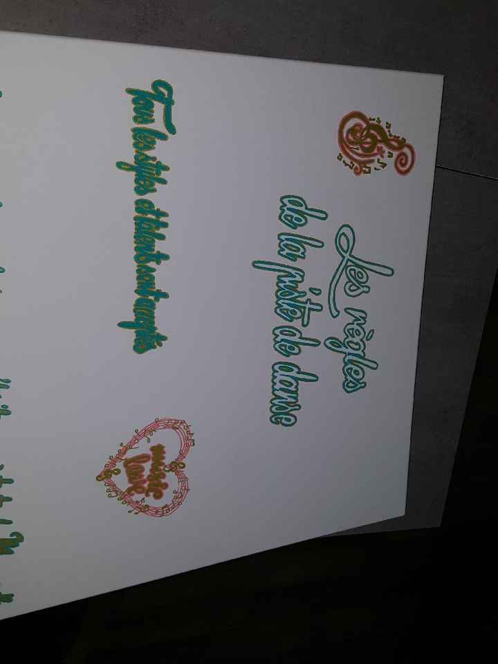 Panneau piste de danse - 2