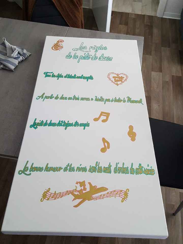 Panneau piste de danse - 5