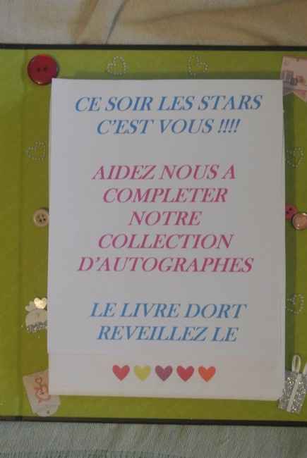 Texte de livre d'or