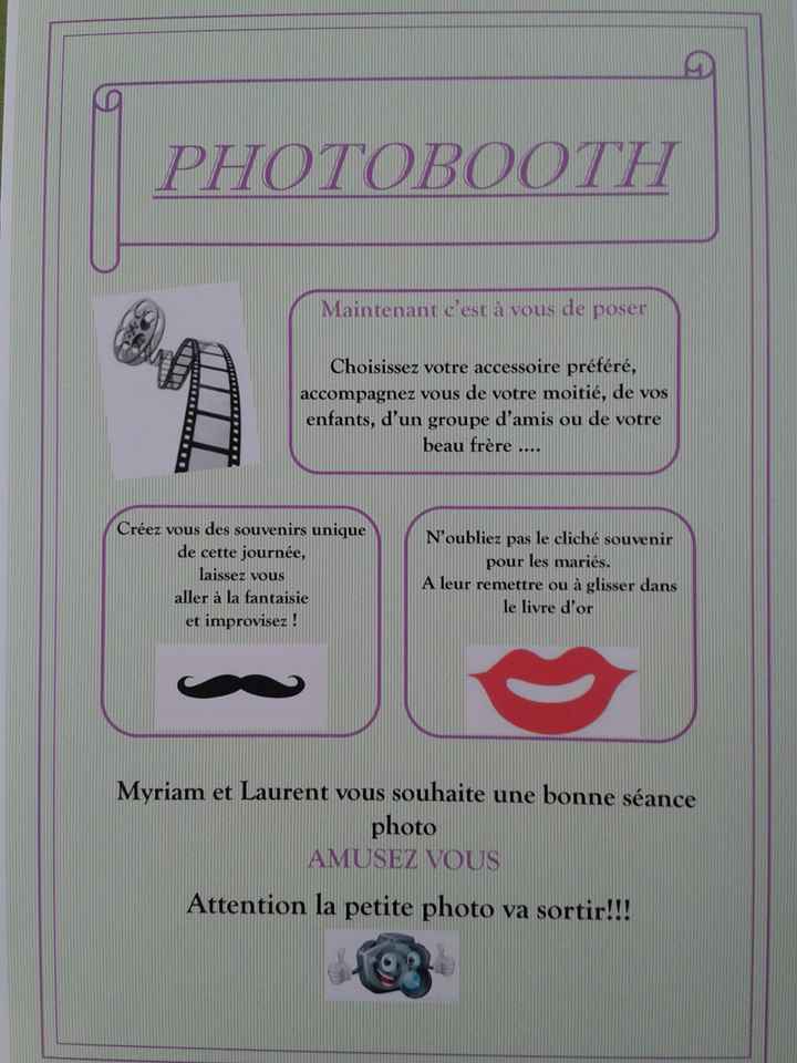 Affiche photobooth