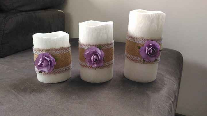 Bougies pour les niches 