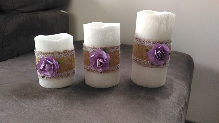Bougies pour les niches 