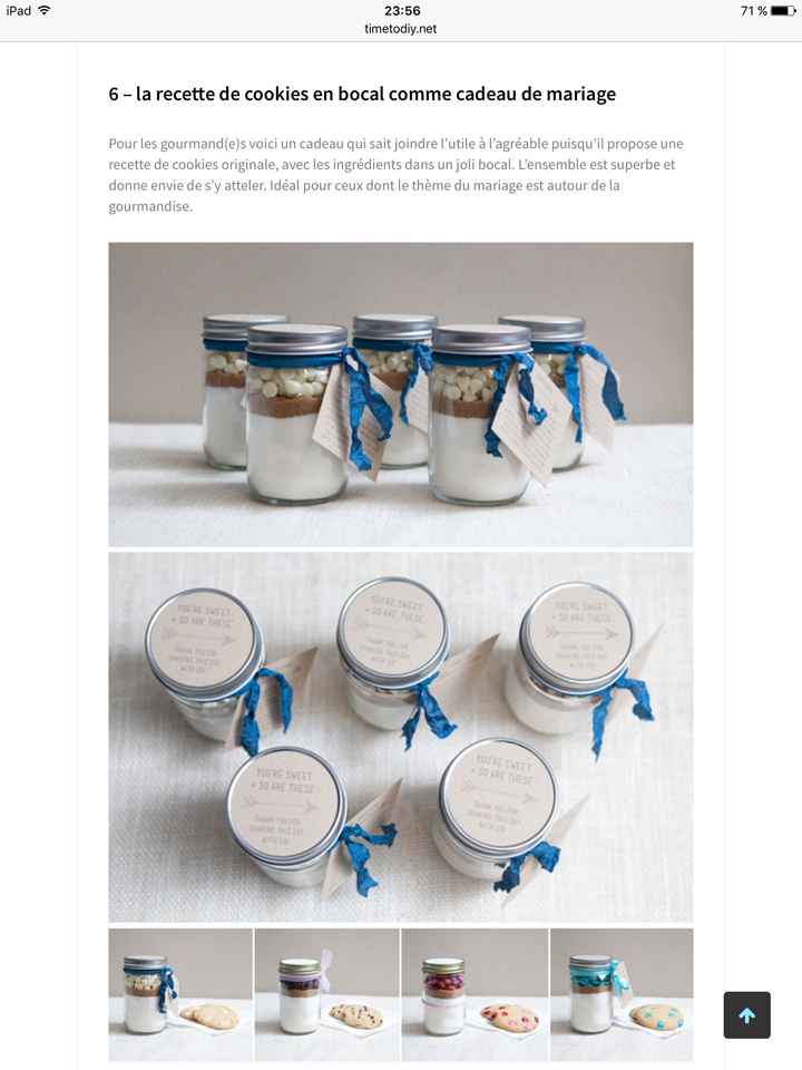  Cadeaux aux invités ? - 2