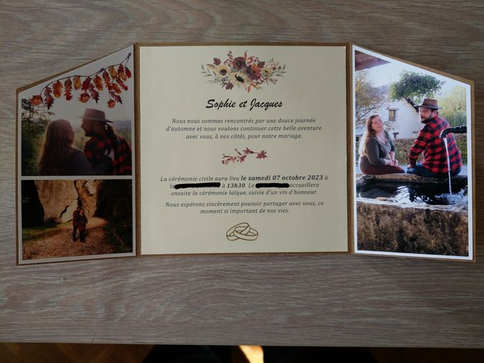 Faire-part fait maison 😊 2