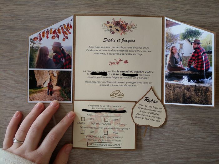 Faire-part fait maison 😊 3