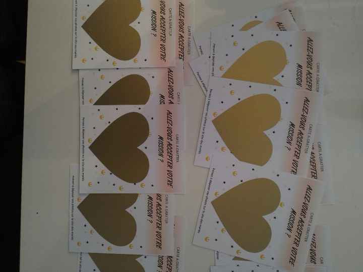 Carte à gratter - 1