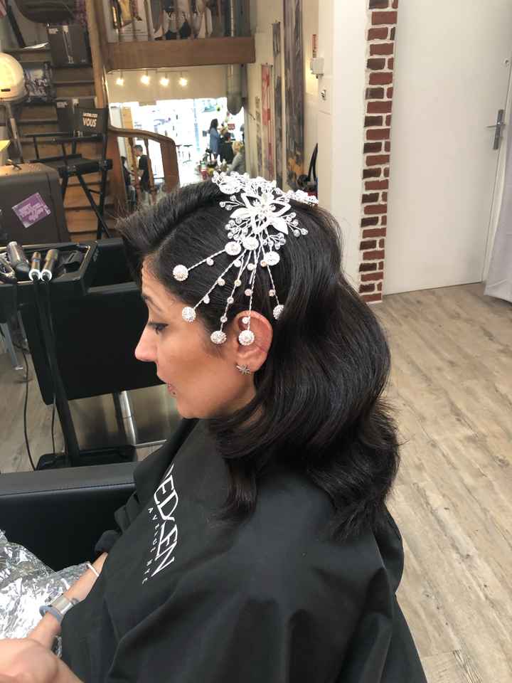 Essayage coiffure jour j - 2