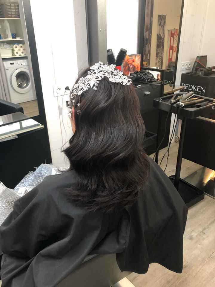 Essayage coiffure jour j - 3