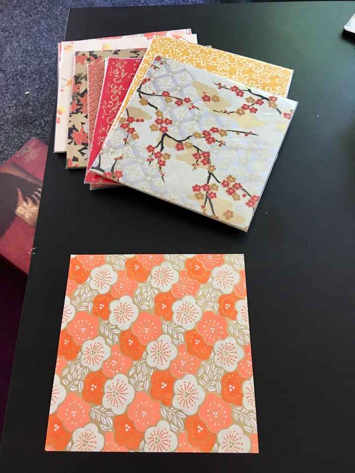 diy de la matinée - Origami assortis - 2