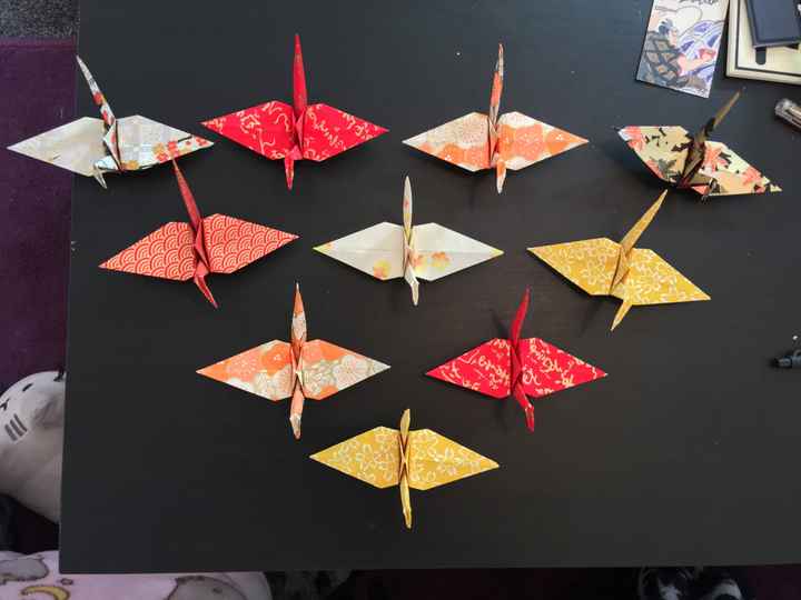 diy de la matinée - Origami assortis - 3