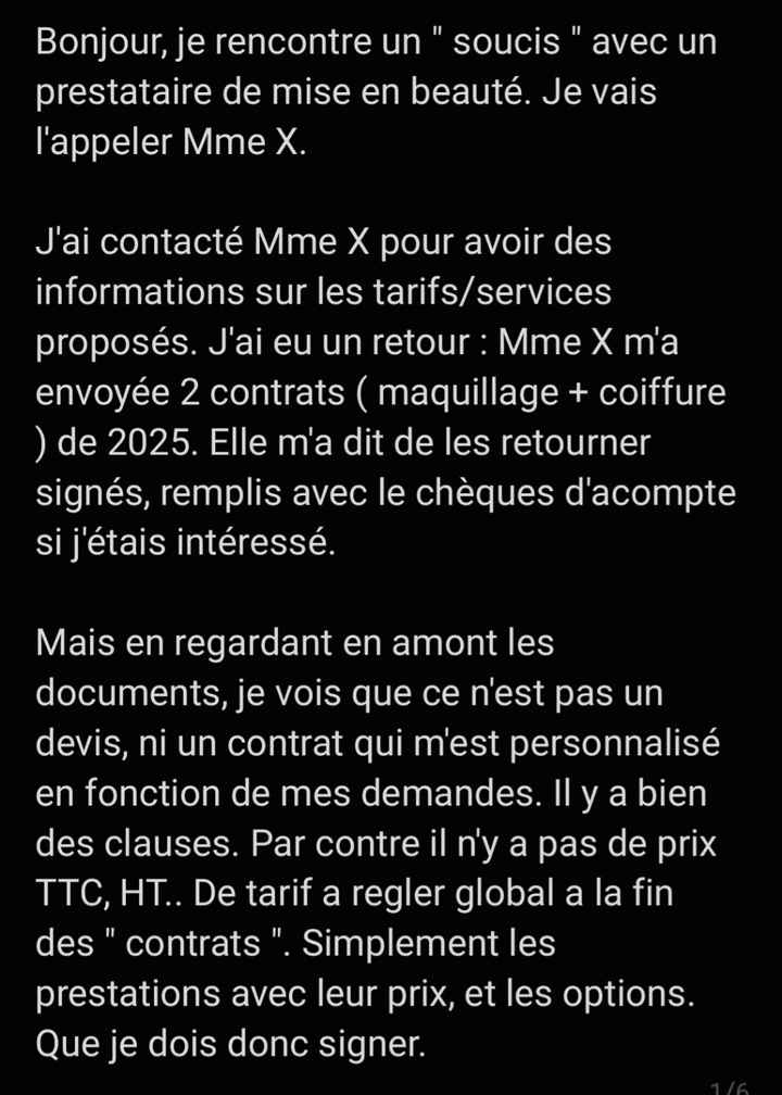 Contrat prestataire - 1