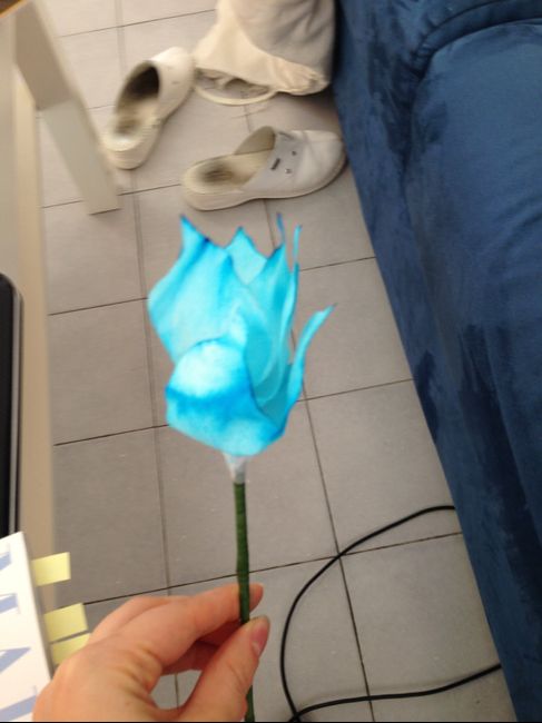 Fleur en filtre à café