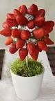 Décoration avec des fraises