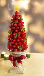 Décoration avec des fraises