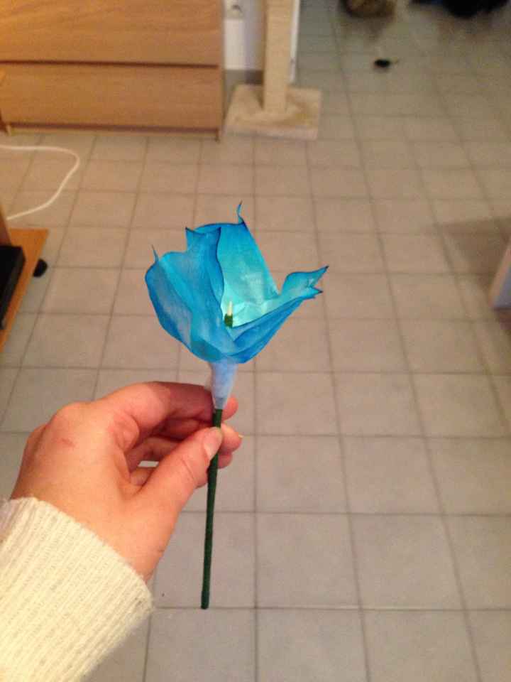 Fleur en filtre à café