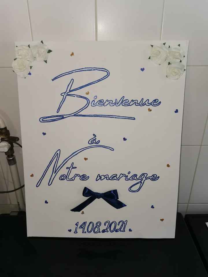 Tableau de bienvenue - 1