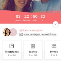 Avant la date du mariage il reste... - 1